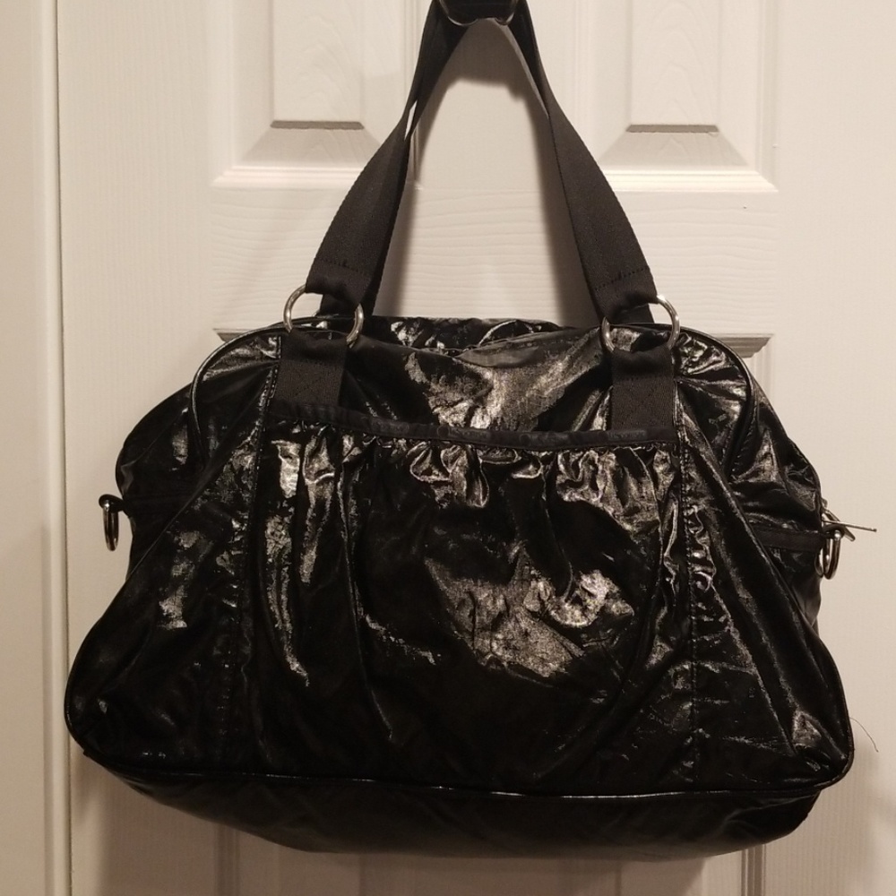Med-Large LeSportsac Travel Duffle Bag black